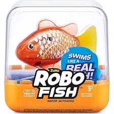 Интерактивная игрушка Robo Alive S3 - Роборыбка (золотистая)