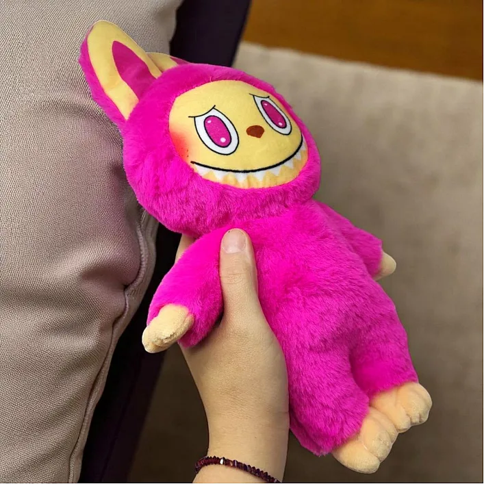 Игрушка мягкая "Лабубу Коричневая" 34 см