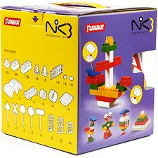 Конструктор детский "NIK-3" 71535, 128 крупных деталей
