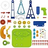 Набор для сборки Edu-Toys Пиратский корабль с инструментами 52 детали (JS026)