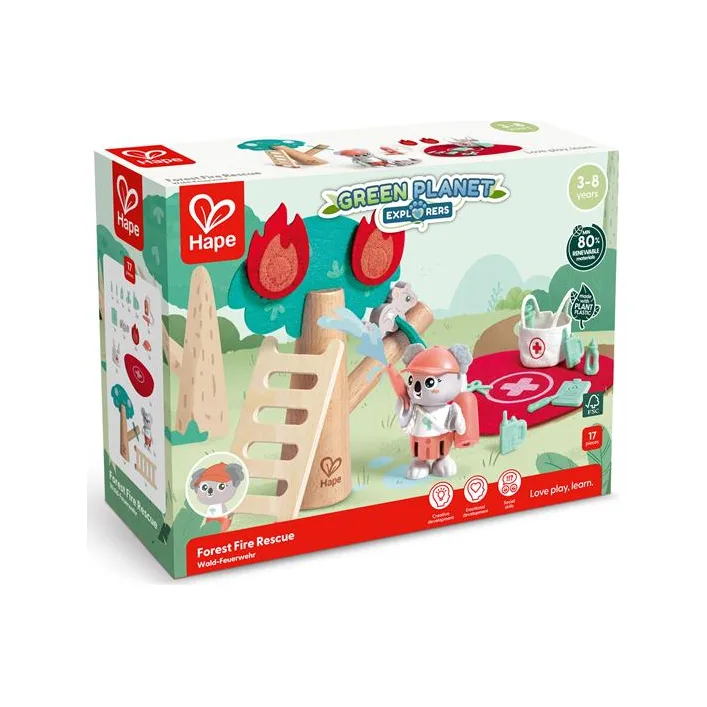 Ігровий набір Hape Лісова пожежна служба (E3421)