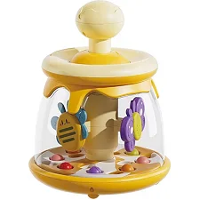 Детская игрушка "Юла" AY001(Yellow) заводная, подвижные шарики, 20х15 см
