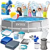 Бассейн каркасный 15в1 INTEX 26702, 305 х 76 см + машина для создания пузырей