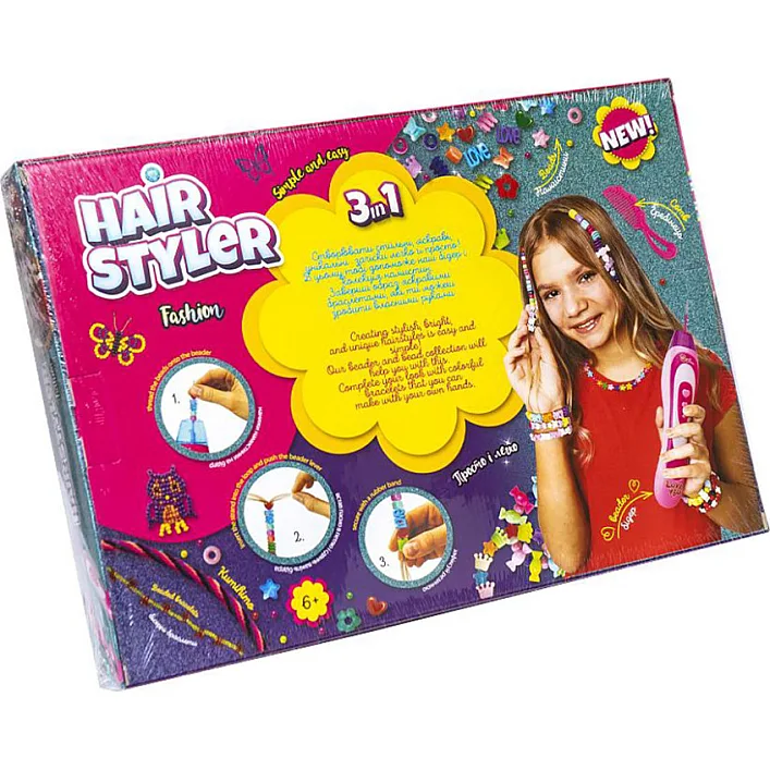 Набор креативного творчества "Hair Styler. Fashion" HS-01-01 станок для плетения кумихимо