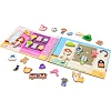 Деревянная игра с наклейками Домик для Мока Бока 6 ст., 103 дет. Puz-88892 PuzzleOK (Дер9892)