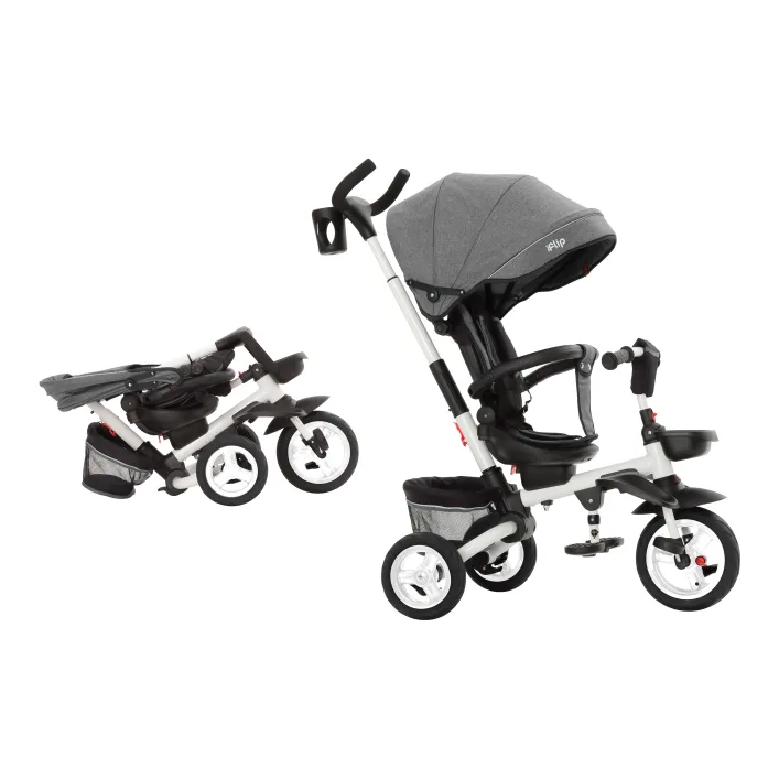 Велосипед трехколесный TILLY FLIP T-390/1 Серый (Вел6900)