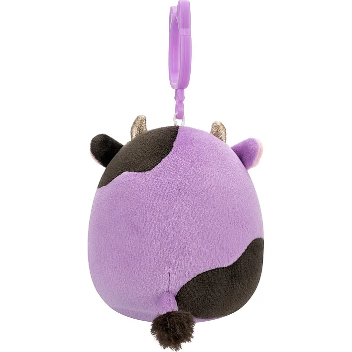 Мягкая игрушка на клипсе Squishmallows – Коровка Алекси