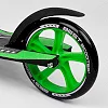 Самокат двухколесный Best Scooter 52266 (4) колеса PU - переднее 23 см, заднее - 20 см, 1 амортизатор, широкий руль, зажим руля, в коробке