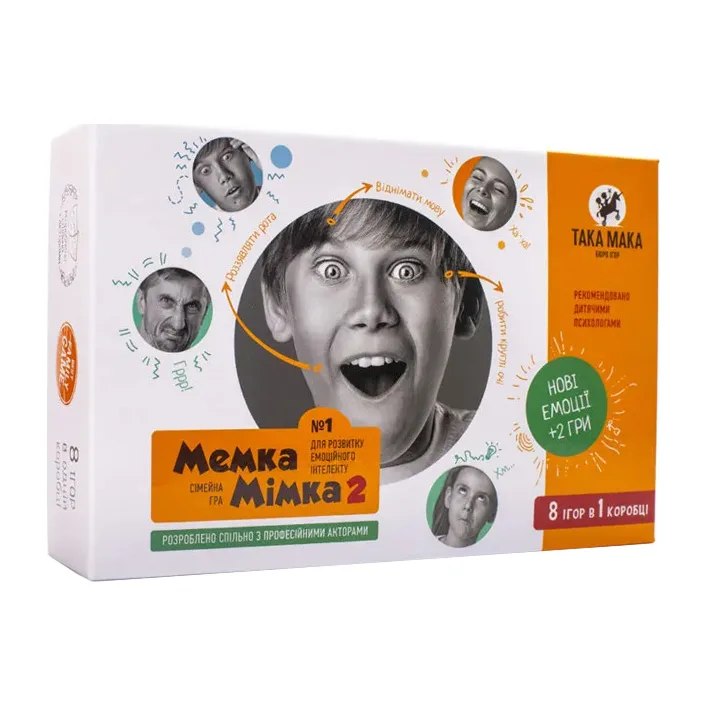 Игра настольная "Мемка-мимка 2" 20002-RU ТАКАЯ МАКА (Нас6725)