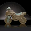 Мотоцикл музыкальный Eco Green 0139/01eco DOLONI (Укр3139)