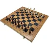 Набір настільних ігор "Шахи 3 в 1" Set3 NE-LG-12 нарди, шашки, шахова дошка 40х40 см