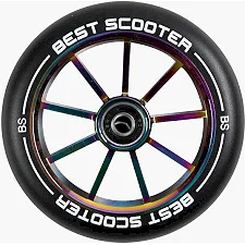 Колесо для трюкового самоката SKL-1587/120 (120) "Best Scooter", колір МУЛЬТИКОЛОР, 120 мм PU, підшипник ABEC-9