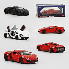 Машинка GT - 07670 (24/2) "Авто Эксперт", 3 цвета, металлопластик, 1:24, звук, свет, инерция, подвижные элементы, в коробке, ВЫДАЕТСЯ МИКС ВИДОВ