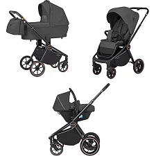 Коляска универсальная CARRELLO Epica CRL-8511 (3in1) Iron Grey