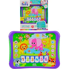 Планшет Kids Hits, KH01/005 "Мой веселый Zoo" на батарейках, на украинском языке, названия животных, звуки, стихи, мелодии, игра, р-р 23,8*17*2см, короб.25*27*4см (Муз3771)