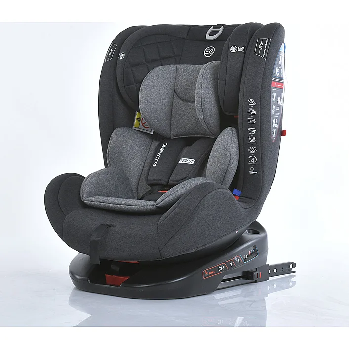 Автокрісло дитяче El Camino EVEREST (ME 1114 Light Gray)