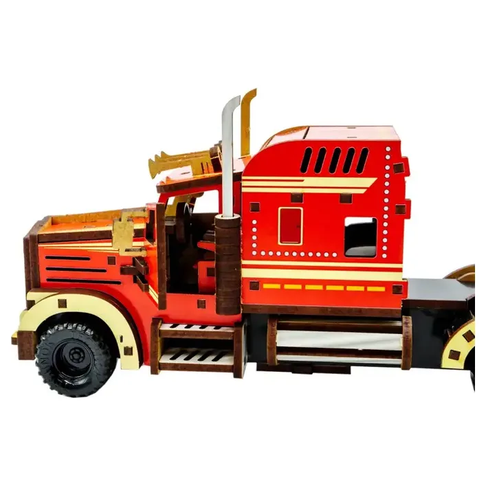 Деревянный 3D конструктор "Wood Truck" Puz-00952 PuzzleOk (Дер6369)