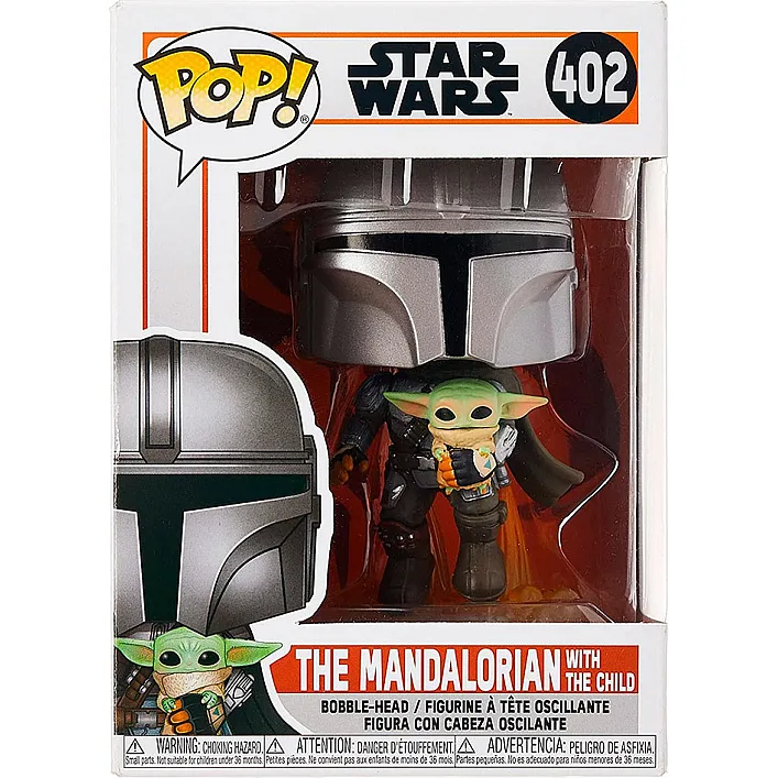 Игровая фигурка Funko Pop! ­ Мандалорец, летящий с малышом
