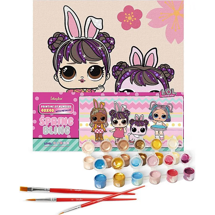 Картина по номерам "L.O.L. Surprise! Chinese New Year Doll & Pet" 40х40 см
