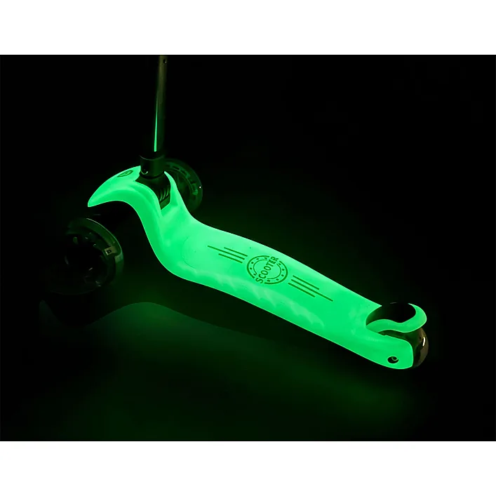 Самокат дитячий триколісний Ricokids Glow бірюзовий