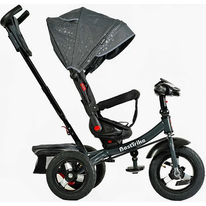 Велосипед 6088 F – 980-66 Best Trike (1) ПОВОРОТНОЕ СИДЕНИЕ, СЛОЖНОЕ КЕРМО, ФАРА МУЗЫКАЛЬНАЯ С USB,Bluetooth НАДУВНЫЕ КОЛЕСА, ПУЛЬТ ВКЛЮЧЕНИЯ СВЕТА И ЗВУКА