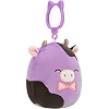 Мягкая игрушка на клипсе Squishmallows – Коровка Алекси
