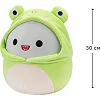 М'яка іграшка SQUISHMALLOWS - АКУЛА ГОРДОН (30 cm, у одязі)