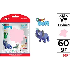 Паста для лепки, розовая 60г, Madrid Papel (53436)