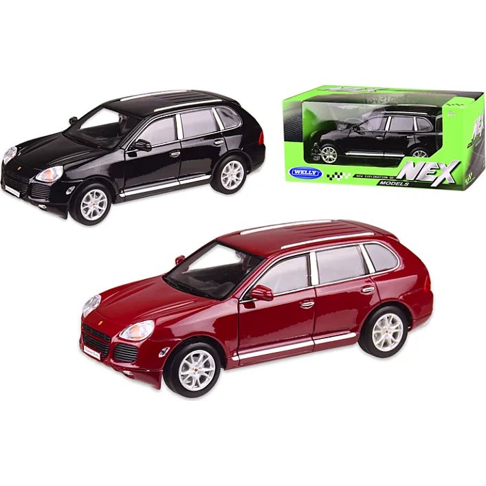 Машина металлическая 22431W "WELLY"1:24 PORSCHE CAYENNE TURBO, 2 цвета, в коробке 23*11*10 см (Маш4311)