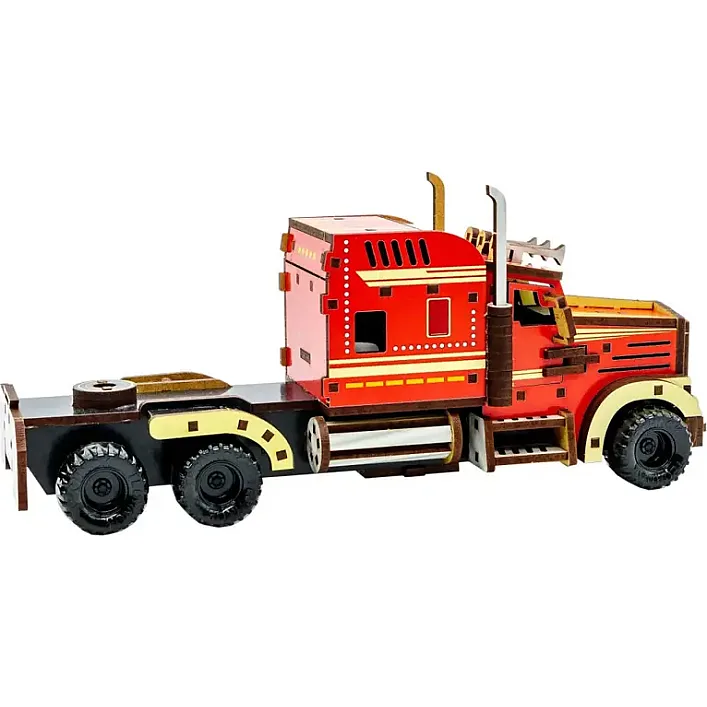 Деревянный 3D конструктор "Wood Truck" Puz-00952 PuzzleOk (Дер6369)