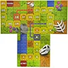 Конструктор "Block&Steps: Земля динозавров" + ходилка и мемори игра 3в1, 41дет. QB300-101 qbee (Кон7631)
