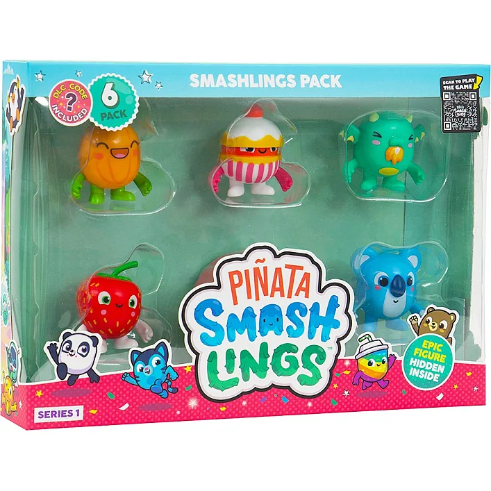Набір фігурок PINATA SMASHLINGS – КУМЕДНІ ГЕРОЇ (6 фігурок, в асорт.)
