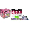 Конструктор "Block&Steps: Розовая Вилла" + ходилка и мемори игра 3в1, 124дет. QB300-206 qbee (Кон3296)