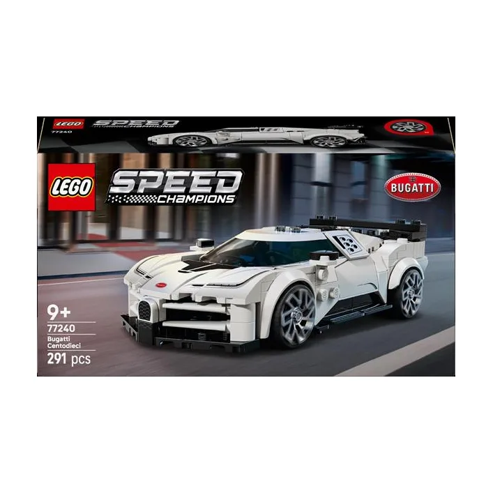 Конструктор LEGO Speed Champions Спортивний гіперкар Bugatti Centodieci 291 деталь (77240)