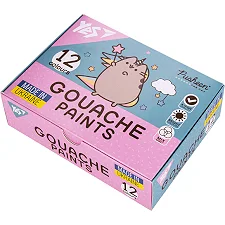 Краски гуашевые Yes Pusheen 12 цв. 20 мл 230402 (Кнц7236)