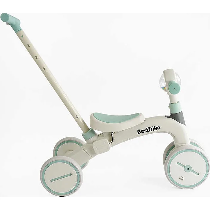 Велосипед 3-х цв. BST-410 Best Trike (1) материал рамы нейлон, колеса передние 8'', задние 6'', родительская ручка, в коробке