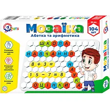 Мозаика 'Азбука и арифметика' (укр) 2223 ТЕХНОК (Тех2223)