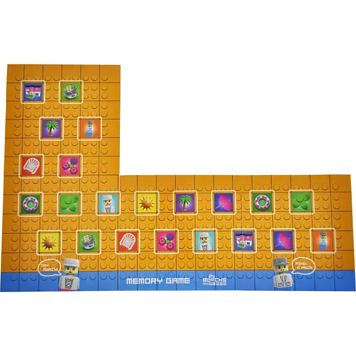 Конструктор "Block&Steps: Розовая Вилла" + ходилка и мемори игра 3в1, 124дет. QB300-206 qbee (Кон3296)