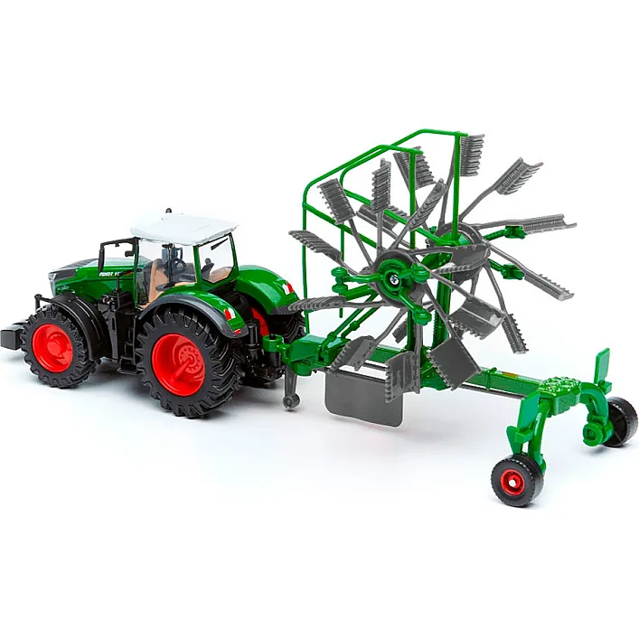 Модель - Трактор Fendt 1050 Vario c роторными валковыми граблями