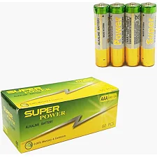 Батарейки “Super” C 66661 (20) Alcaline, міні-пальчикові, ААА 1,5V, ЦІНА ЗА 60 ШТУК В БЛОЦІ