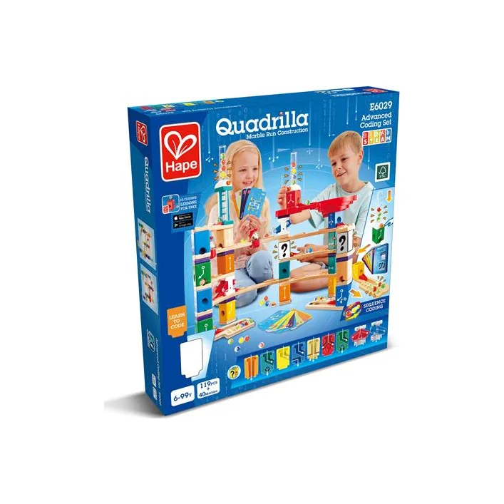 Конструктор-лабиринт Hape Quadrilla Программирование 159 эл. (E6029)