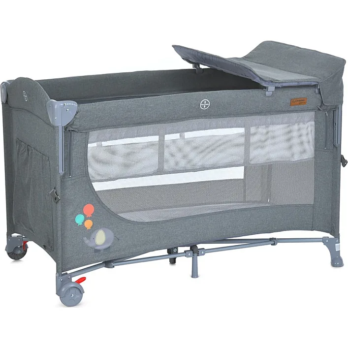 Кроватка-манеж 2 в 1 UNITY+ ME 1098 Gray, до 13 кг