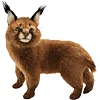 Мягкая игрушка Кот Каракал, стоящая высота 30 см, Hansa (70492)