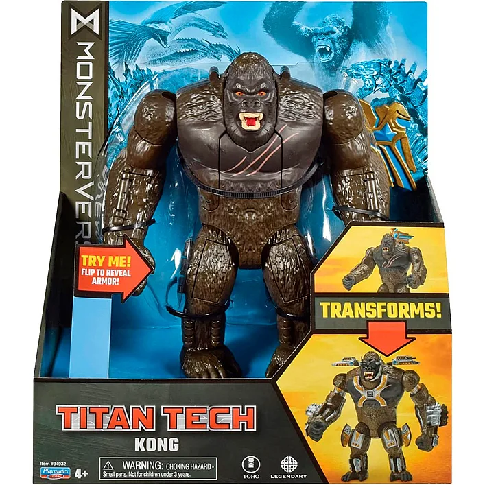 Фигурка Godzilla vs. Kong серии «Titan Tech» – Конг (20 cm)