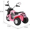 Детский аккумуляторный мотоцикл RAMIZ MiniBike розовый
