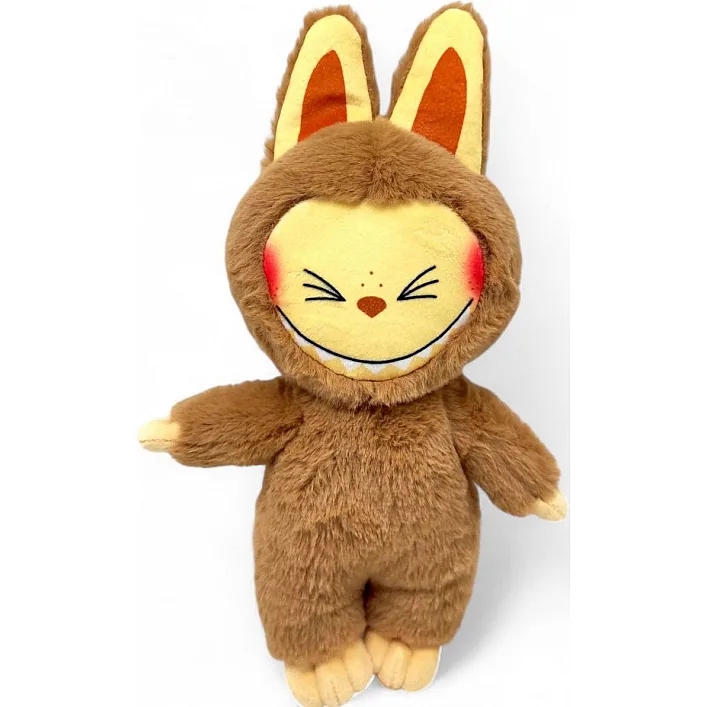 Игрушка мягкая "Лабубу Коричневая" 34 см