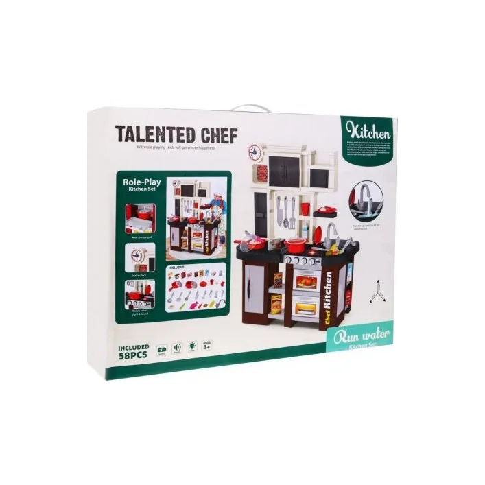 Кухня дитяча інтерактивна RK Toys Talented Chef + аксесуари 58 ел.