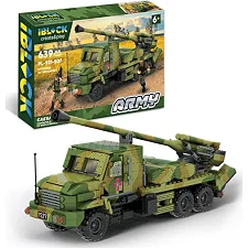 Конструктор IBLOCK, PL-921-507, Армия CAESAR, 639 дет, 2 фигурки, в коробке р. 46*29*6,4см (Кон1507)