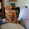 Подушка "Киця", мʼяка іграшка, 40 см