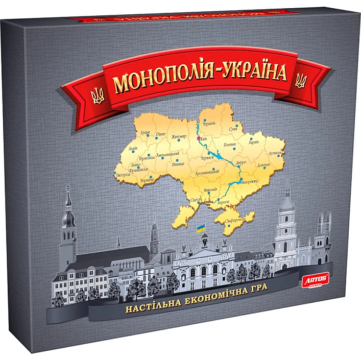 Настольная игра "Монополия Украина" 0734ATS на укр. языке